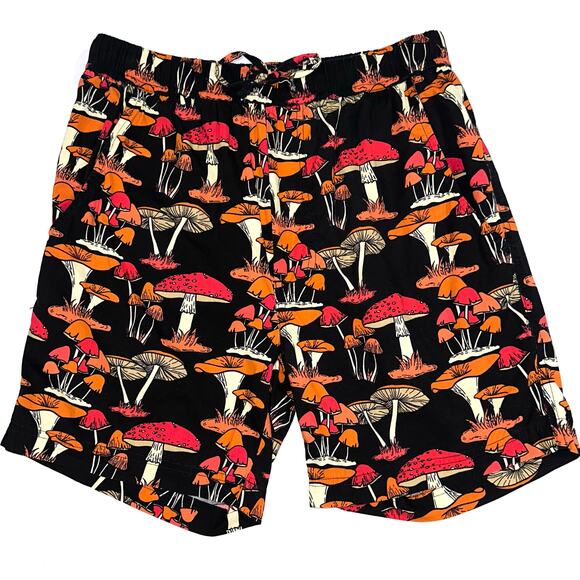 Massive Men’s Mushroom Pattern 6” Festival Shorts Size Small - Picture 1 of 12